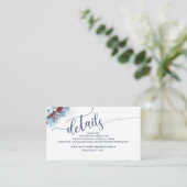 天体開花結婚のウェブサイト/詳細 エンクロージャーカード (スタンド正面)