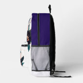 天体開花 プリントバックパック (右)