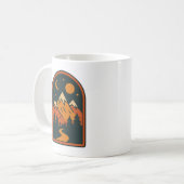 天体風景クラシックマグ コーヒーマグカップ (正面左)