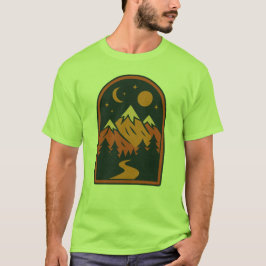 天体風景メンズTシャツ Tシャツ