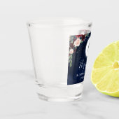 天体 ムーン スターズ フローラル ブライズメイド パーティー ショットグラス (左)