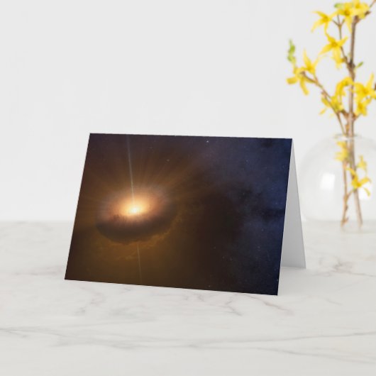 天体Cx330。 カード (黄色い花)