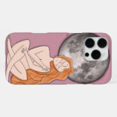 天体iPhoneケース - 手描きイラスト iPhoneケース (裏面横)