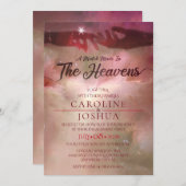 天作之合の結婚式 招待状 (正面/裏面)