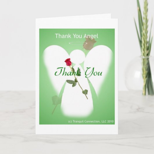 天使ありがとう サンキューカード (正面)
