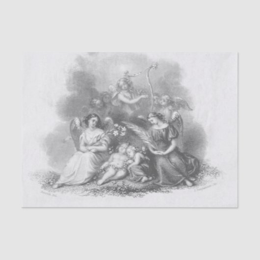 天使および天使 薄葉紙 (正面)