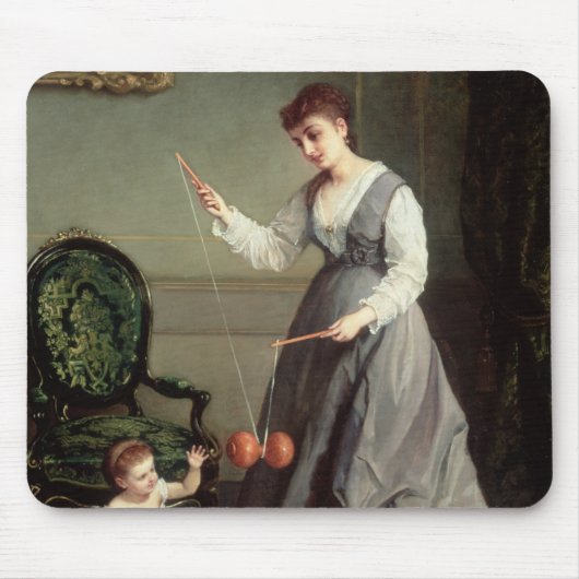 "天使および悪魔」または"ディアボロを遊ぶこと マウスパッド (正面)