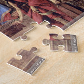 天使および聖者のBotticelli -マドンナの王位 ジグソーパズル (側面)