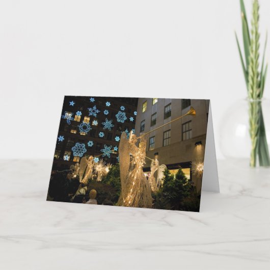 天使および雪片 シーズンカード (正面)