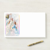 天使かわいらしと鐘 ポストイット (デスク)