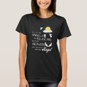天使がまたひとり天国へ シンパシー 慰霊 Tシャツ