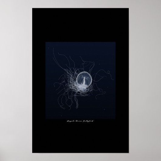 天使がクラゲを動かす ポスター (正面)