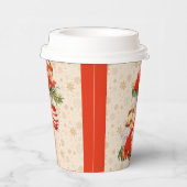 天使がクリスマスツリーを飾る 紙コップ (右)