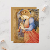 天使がフルートを演奏する（エドワード・バーン＝ジョーンズ作） カード (正面/裏面インサイチュ)