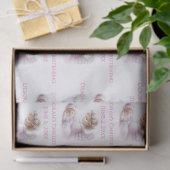 天使がベビーガールの洗礼を見守る 薄葉紙 (ギフト)