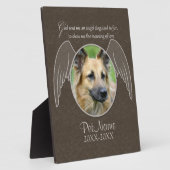 天使がペットに変身して愛の意味を教えてくれた フォトプラーク (側面)