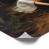 天使が地上に座る – 落ち着いたポスター ポスター (角)