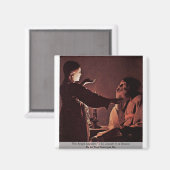 天使が夢の中で聖ヨセフに現れる マグネット (正面/裏面)