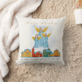 天使が好い知らせを持って来る クッション (ブランケット)