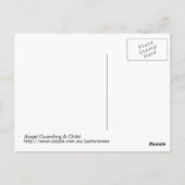 天使が子供を守る ポストカード (裏面)