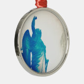 天使が嵐の中 メタルオーナメント (右)