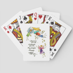 「天使が常にお目にかかれるように」スケッチ トランプ