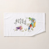 「天使が常にお目にかかれるように」スケッチ ハンドタオル (ハンドタオル)