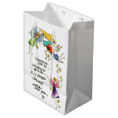 「天使が常に見守るであろう」スケッチ ミディアムペーパーバッグ (正面アングル)