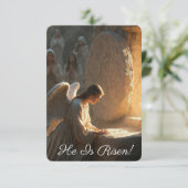 天使が復活を告げるイメージ　ようこそ カード (スタンド正面)