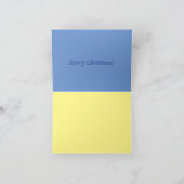 天使が我々を見守るクリスマス·ノート ノートカード (内部)