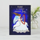 天使が歌うハルクのクリスマスエンジェル(ハープを持つ) シーズンカード (スタンド正面)