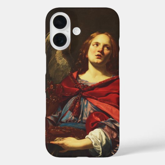 天使が水差しとタオルを持つ Case-Mate iPhoneケース (裏面)