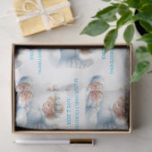 天使が男の赤ちゃんバプテスマを見守る 薄葉紙 (ギフト)