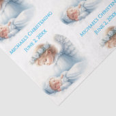 天使が男の赤ちゃんバプテスマを見守る 薄葉紙 (詳細)