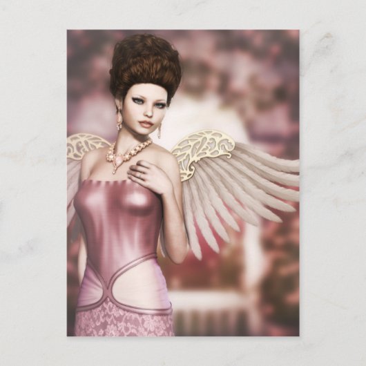 天使が私にいてくれたらな… ポストカード (正面)