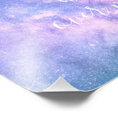 天使が私の美しい星賛美の塵を見守る フォトプリント            (角)