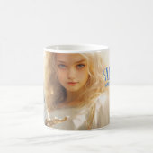 天使が私を見守るマグカップ コーヒーマグカップ (中央)