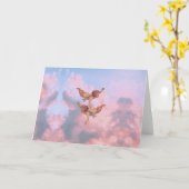 天使が空に カード (黄色い花)