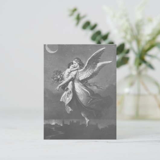 「天使が緑の大地を訪ねたんだよ。」 ポストカード (スタンド正面)