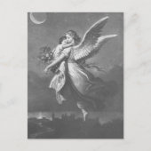 「天使が緑の大地を訪ねたんだよ。」 ポストカード (正面)