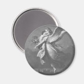 「天使が緑の大地を訪ねたんだよ。」 マグネット (正面/裏面)