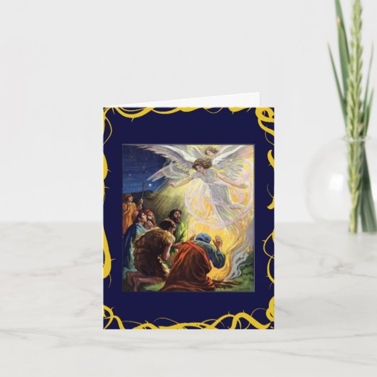 天使が羊飼いを訪ねる シーズンカード (正面)