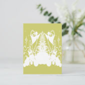 天使が色を変更 ポストカード (スタンド正面)