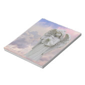 天使が花を持つ ノートパッド (回転)