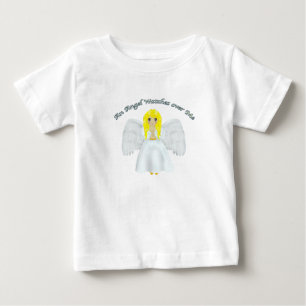 天使が見守る ベビーTシャツ