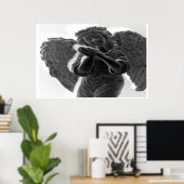 天使が見守る ポスター (ホームオフィス)