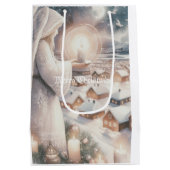 天使が見守る ミディアムペーパーバッグ (裏面)