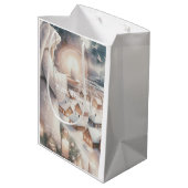 天使が見守る ミディアムペーパーバッグ (裏面アングル)