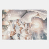 天使が見守る ラッピングペーパーシート (正面3)