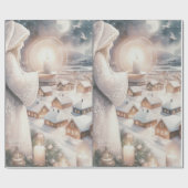 天使が見守る ラッピングペーパー (フラット)